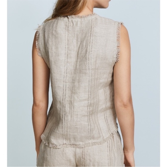 Mikoh Himalaya Linen Frayed Tank Size 1 Small NWT - Picture 4 of 10